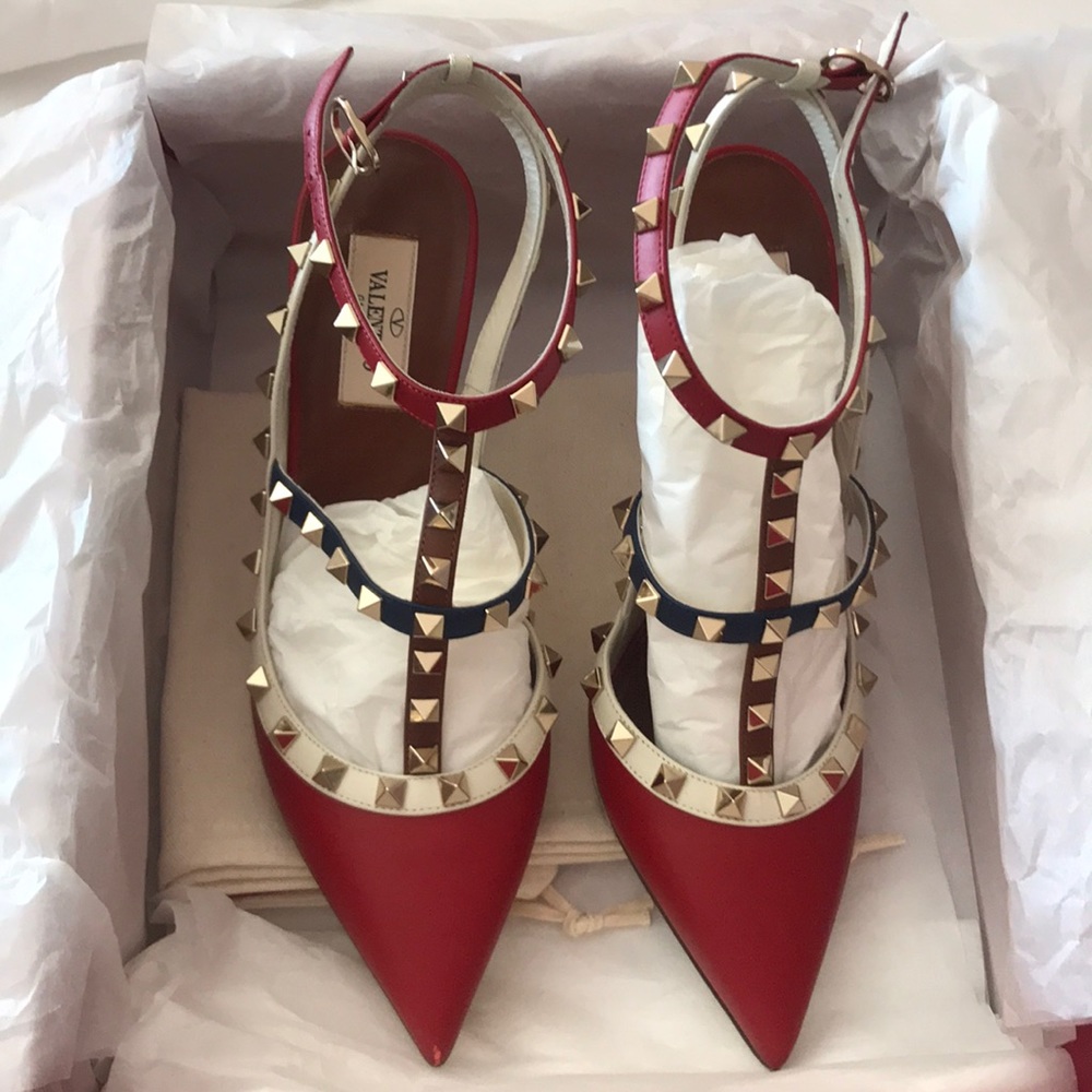 Valentino ankle strap heels